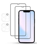 Miniatyrbild 1 av 3: 2-Pack IPHONE 12 PRO SCREEN & 2 LENS Skärmskydd - Härdat Glas 9H - Super kvalitet 3D