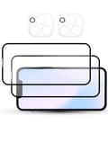 Miniatyrbild 3 av 3: 2-Pack IPHONE 13 PRO MAX SCREEN & 2 LENS Skärmskydd - Härdat Glas 9H - Super kvalitet 3D