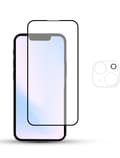 Miniatyrbild 2 av 3: 1-Pack IPHONE 14 PLUS SCREEN & 1 LENS Skärmskydd - Härdat Glas 9H - Super kvalitet 3D