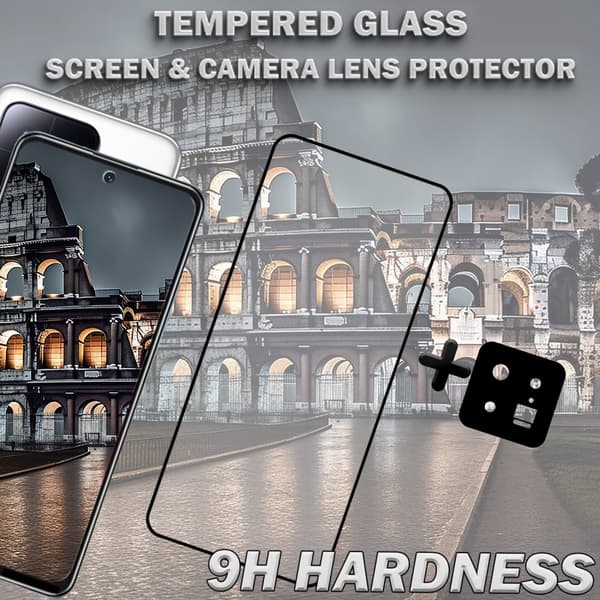 1-Pack XIAOMI 13 Skärmskydd & 1-Pack linsskydd - Härdat Glas 9H - Super kvalitet 3D