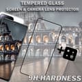 Miniatyrbild 3 av 5: 1-Pack XIAOMI 13 5G Skärmskydd & 1-Pack linsskydd - Härdat Glas 9H - Super kvalitet 3D