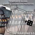 Miniatyrbild 3 av 5: 2-Pack XIAOMI 13 5G Skärmskydd & 1-Pack linsskydd - Härdat Glas 9H - Super kvalitet 3D