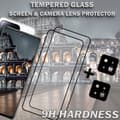 Miniatyrbild 3 av 5: 2-Pack XIAOMI 13 5G Skärmskydd & 2-Pack linsskydd - Härdat Glas 9H - Super kvalitet 3D