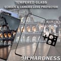 Miniatyrbild 3 av 5: 1-Pack XIAOMI 13T Skärmskydd & 1-Pack linsskydd - Härdat Glas 9H - Super kvalitet 3D