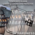 Miniatyrbild 3 av 5: 2-Pack XIAOMI 13T Skärmskydd & 1-Pack linsskydd - Härdat Glas 9H - Super kvalitet 3D