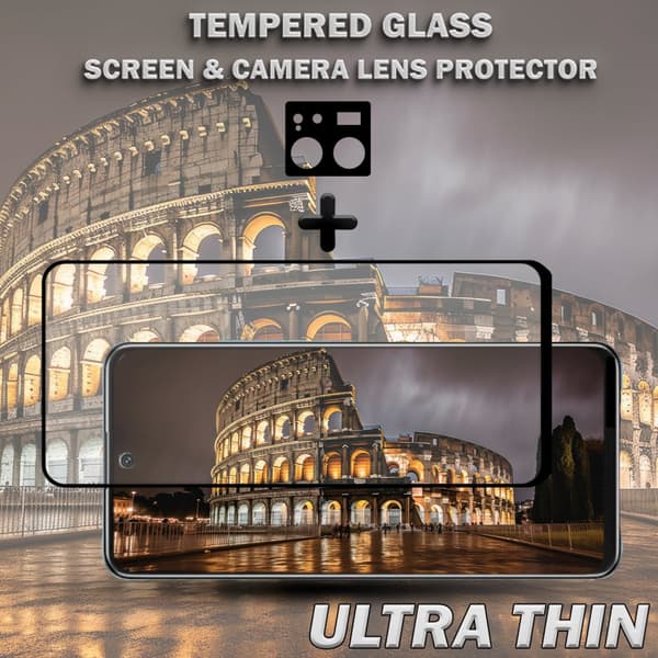 1-Pack XIAOMI 13T 5G Skärmskydd & 1-Pack linsskydd - Härdat Glas 9H - Super kvalitet 3D