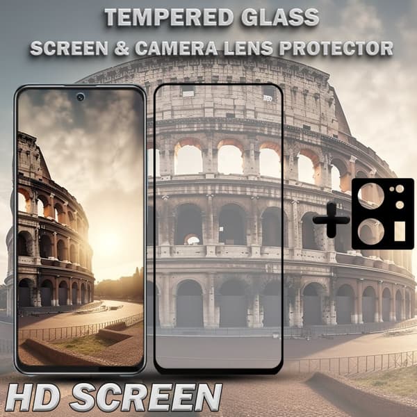 1-Pack XIAOMI 13T 5G Skärmskydd & 1-Pack linsskydd - Härdat Glas 9H - Super kvalitet 3D