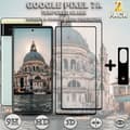 Miniatyrbild 1 av 5: 2-Pack GOOGLE PIXEL 7A Skärmskydd & 1-Pack linsskydd - Härdat Glas 9H - Super kvalitet 3D