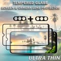 Miniatyrbild 5 av 5: 2-Pack SAMSUNG A24 Skärmskydd & 2-Pack linsskydd - Härdat Glas 9H - Super kvalitet 3D