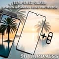 Miniatyrbild 3 av 5: 1-Pack SAMSUNG A24 4G Skärmskydd & 1-Pack linsskydd - Härdat Glas 9H - Super kvalitet 3D