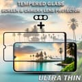 Miniatyrbild 5 av 5: 1-Pack SAMSUNG A24 4G Skärmskydd & 1-Pack linsskydd - Härdat Glas 9H - Super kvalitet 3D