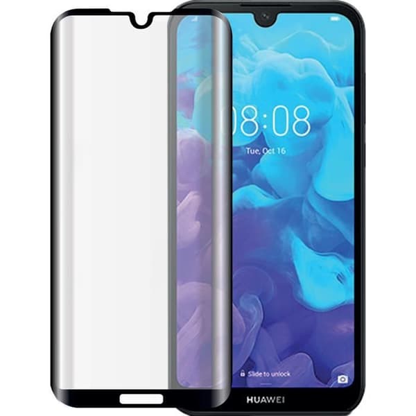 Skärmskydd - Huawei - Y5 2019 - Härdat glas - Hårdhet 9H - Transparent