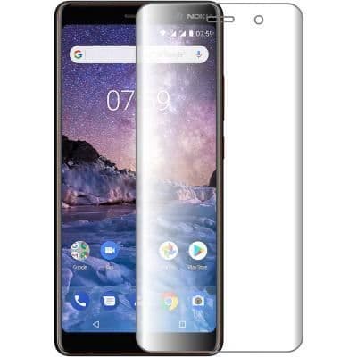2.5D skärmskydd i härdat glas för Nokia 7 Plus