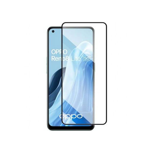 2.5D skärmskydd - OPPO - Reno 8 Lite - Vit
