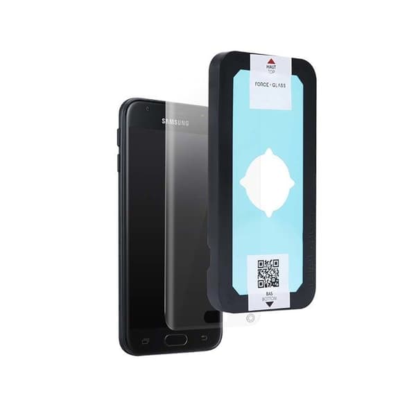 Skärmskydd - Force Glass - Galaxy J3 2017 - Härdat glas - Transparent - Rep-resistant