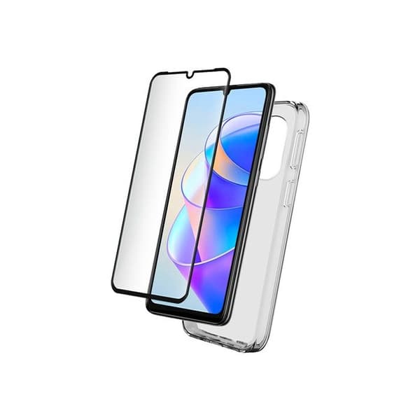 Fodral och lock - BIGBEN CONNECTED - Honor X7A - Transparent - Härdat glas - Reptålig