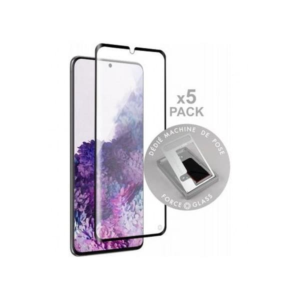 Skärmskydd - Force Glass - Samsung Galaxy S20 - Pack om 5 - Organiskt glas - Rep-resistant