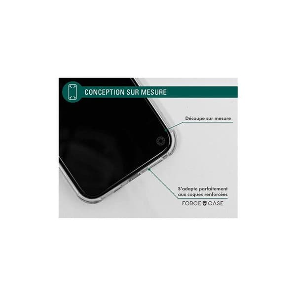 Forceglass 2.5D skärmskydd i härdat glas för Samsung Galaxy Z Flip 5 Transparent
