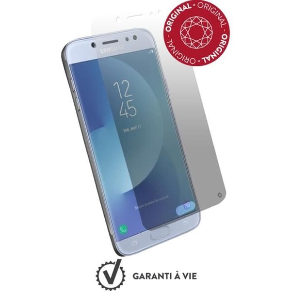 Skyddsglas - Force Glass - Galaxy J7 2017 - Härdat glas - Repbeständig - Monteringssats