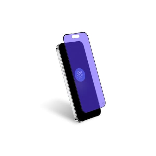 Forceglass skärmskydd 2.5D anti-blått ljus härdat glas iPhone 15 Plus