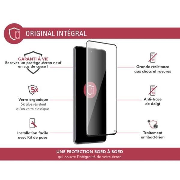 Skärmskydd - FORCE GLASS - Xiaomi 11T / 11T Pro - Organiskt glas - Livstidsgaranti - Rep-resistant