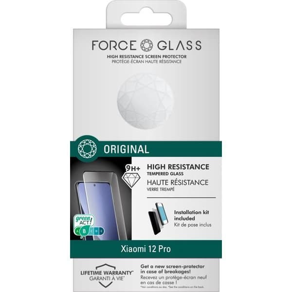 Xiaomi X 12 Pro skärmskydd - FORCE GLASS - Härdat glas - Skärmskydd