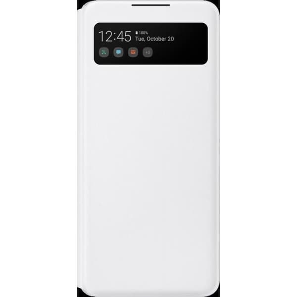 Samsung Smart View Skal Galaxy A42 5G Vit