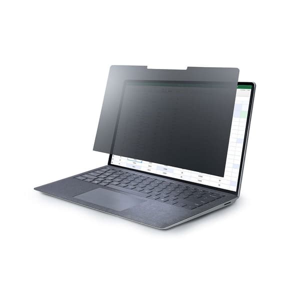 Startech Bærbar Privatlivsfilter Surface Sort, Transparent