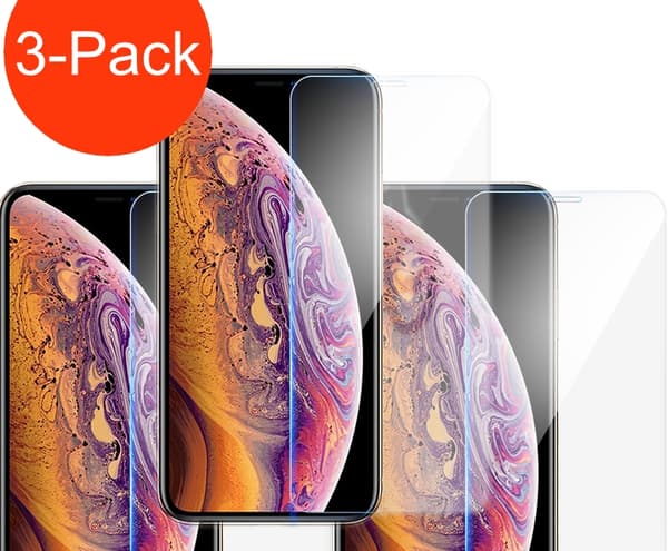3-Pack - iPhone 11 / XR Hög Kvalitets Härdat Glas Skärmskydd