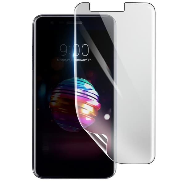 Skärmskydd - 3MK - LG K10 2018 - Stötsäker Hydrogel - Transparent - Reptålig