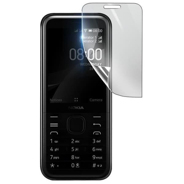 Skärmskydd - 3MK - Nokia 8000 - Stötsäker Hydrogel - Genomskinlig - Reptålig