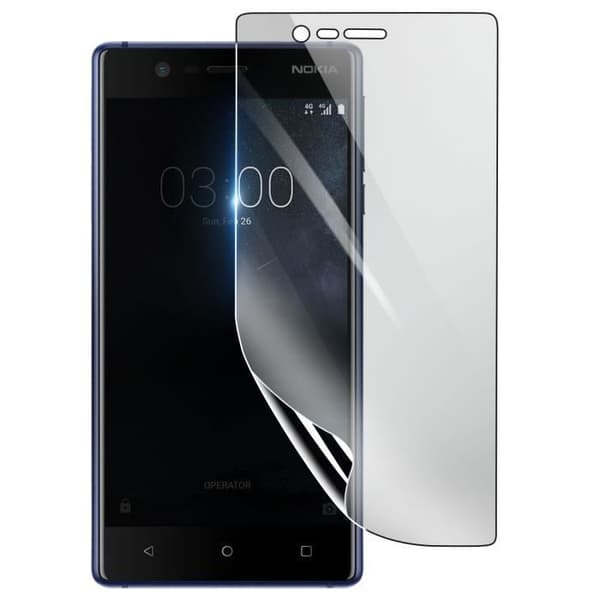 Skärmskydd - 3MK - Nokia 5 - Stötsäker Hydrogel - Genomskinlig - Reptålig