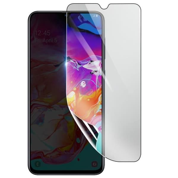 Skärmskydd - 3MK - Samsung Galaxy A70 - Stötsäker Hydrogel - Genomskinlig - Reptålig
