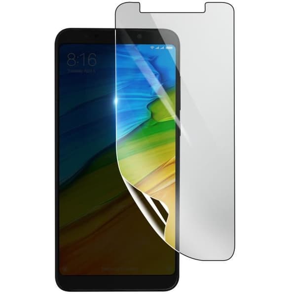 Skärmskydd - 3MK - Xiaomi Redmi 5 - Stötsäker Hydrogel - Genomskinlig - Reptålig