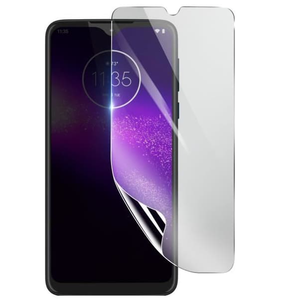 Skärmskydd - 3MK - Motorola One Macro - Stötsäker Hydrogel - Reptålig - Genomskinlig