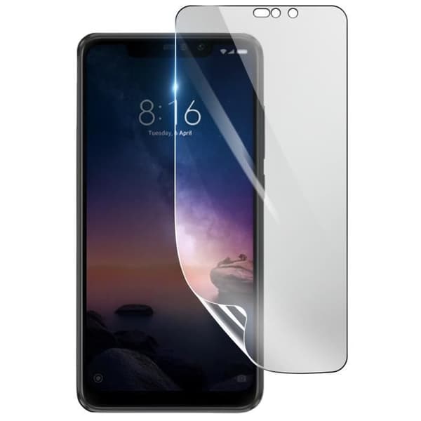 Skärmskydd - 3MK - Xiaomi Redmi Note 6 Pro - Stötsäker Hydrogel - Transparent - Reptålig