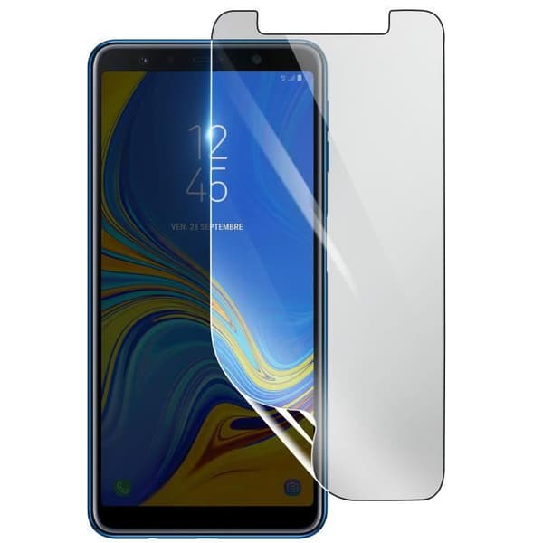 Skärmskydd - 3MK - Samsung Galaxy A7 - Stötsäker Hydrogel - Genomskinlig - Reptålig