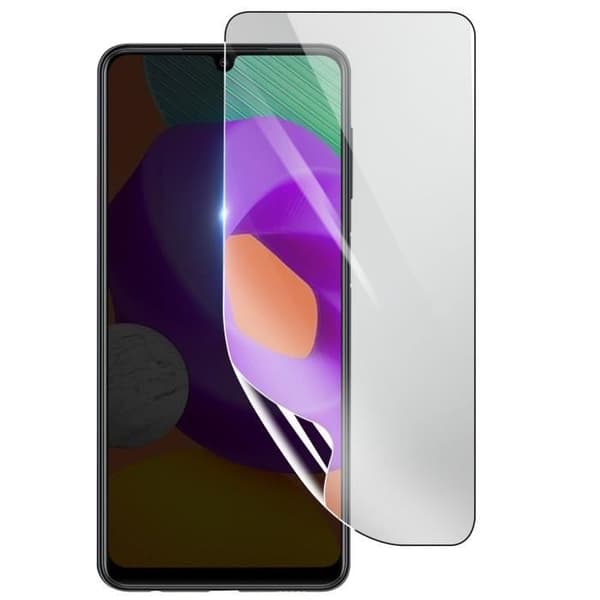 Skyddsfilm - 3MK - Samsung Galaxy M22 - Stötsäker hydrogel - Transparent - Reptålig