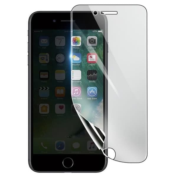 Skärmskydd - 3MK - iPhone 7 Plus - Stötsäker Hydrogel - Genomskinlig - Reptålig