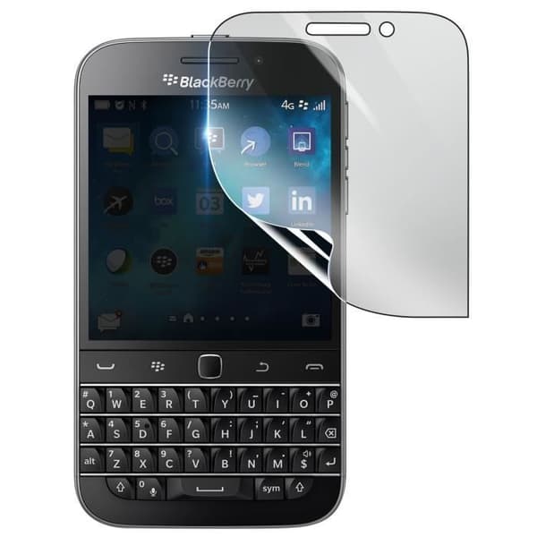 Skärmskydd - 3MK - BlackBerry Classic - Stötsäker Hydrogel - Transparent - Reptålig