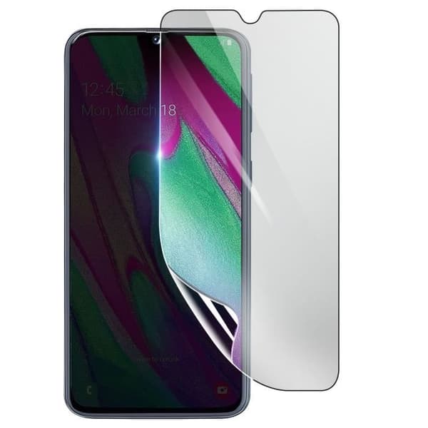 Skyddsfilm - 3MK - Samsung Galaxy A40 - Stötsäker hydrogel - Transparent - Reptålig