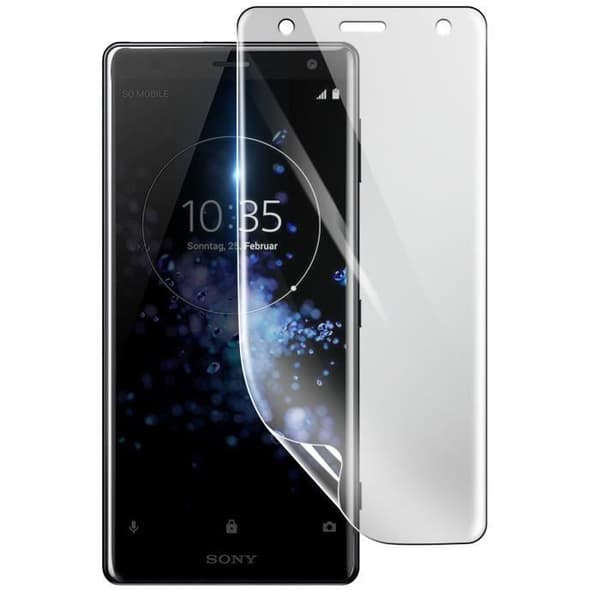 Skyddsfilm - 3MK - Sony Xperia XZ2 - Stötsäker Hydrogel - Transparent - Reptålig