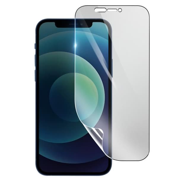 Skärmskydd - 3MK - iPhone 12 - Stötsäker Hydrogel - Reptålig - Självregenererande