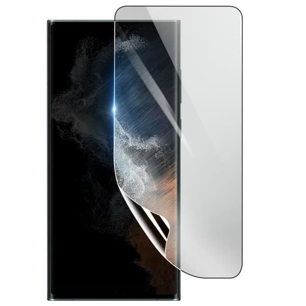 Skärmskydd - 3MK - Samsung Galaxy S22 Ultra - Stötsäker Hydrogel - Transparent - Reptålig