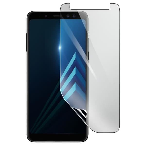 Skärmskydd - 3MK - Samsung Galaxy A8 2018 - Stötsäker Hydrogel - Genomskinlig - Reptålig