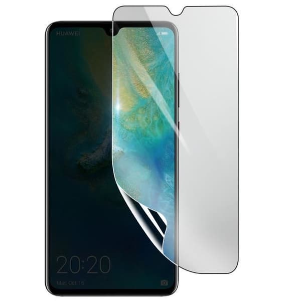 Skärmskydd - 3MK - Huawei Mate 20 - Stötsäker Hydrogel - Transparent - Reptålig