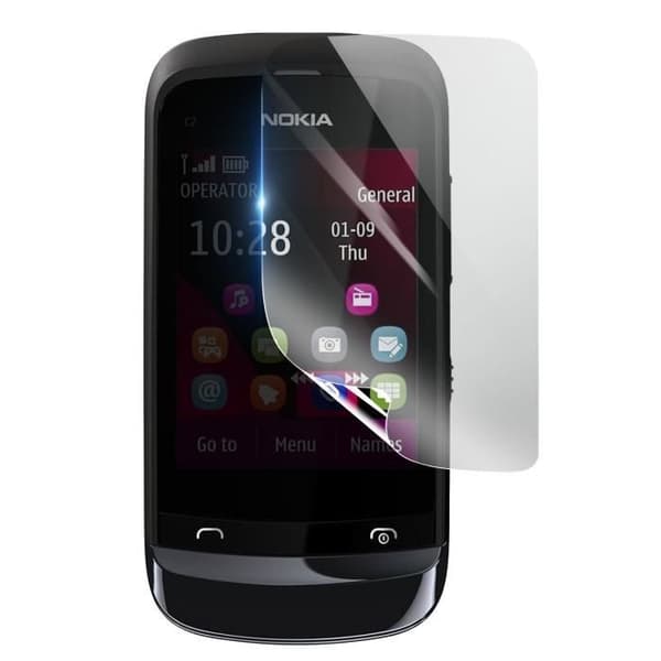 Skärmskydd - 3MK - Nokia C2-02 - Stötsäker Hydrogel - Reptålig - Genomskinlig