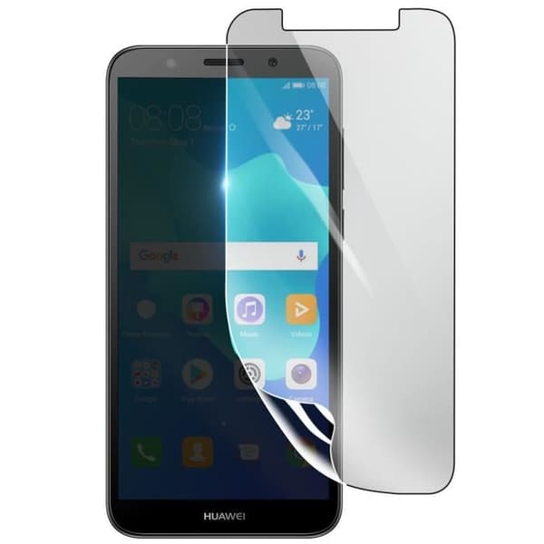 Skärmskydd - 3MK - Huawei Y5 2018 - Stötsäker Hydrogel - Transparent - Reptålig