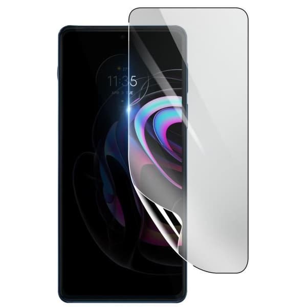 Skärmskydd - 3MK - Motorola Edge 20 Pro - Stötsäker Hydrogel - Reptålig - Genomskinlig