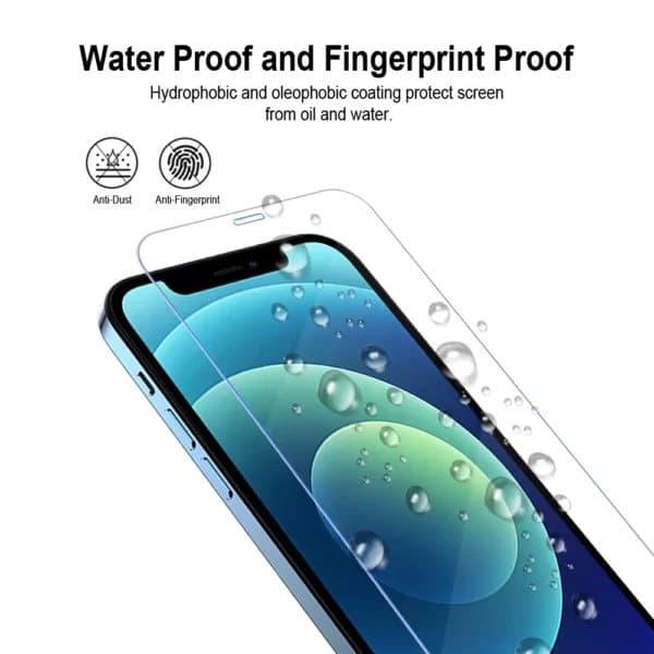Heltäckande 2-Pack iPhone X Skärmskydd HD Härdat Glas Displayskydd